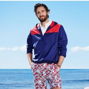 Target Vineyard Vines blue and red raincoat